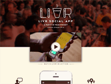 Tablet Screenshot of livr-app.com